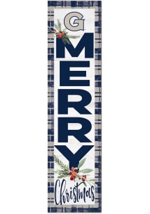 KH Sports Fan Georgetown Hoyas 11x46 Merry Christmas Leaning Sign