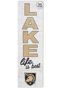 KH Sports Fan Army Black Knights 35x10 Lake Life is Best Indoor Outdoor Sign