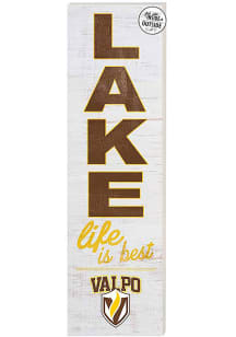 KH Sports Fan Valparaiso Beacons 35x10 Lake Life is Best Indoor Outdoor Sign