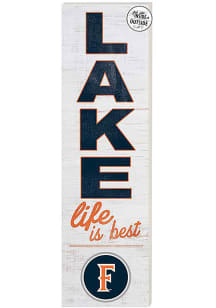 KH Sports Fan Cal State Fullerton Titans 35x10 Lake Life is Best Indoor Outdoor Sign