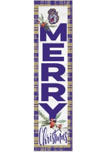 KH Sports Fan James Madison Dukes 11x46 Merry Christmas Leaning Sign