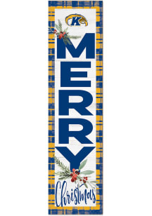 KH Sports Fan Kent State Golden Flashes 11x46 Merry Christmas Leaning Sign