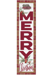 KH Sports Fan Lafayette College 11x46 Merry Christmas Leaning Sign