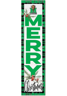 KH Sports Fan Marshall Thundering Herd 11x46 Merry Christmas Leaning Sign