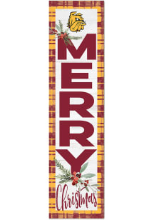 KH Sports Fan UMD Bulldogs 11x46 Merry Christmas Leaning Sign