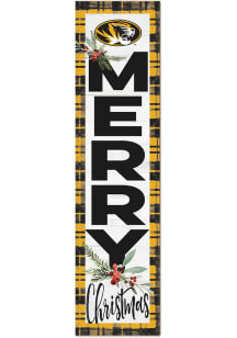 KH Sports Fan Missouri Tigers 11x46 Merry Christmas Leaning Sign