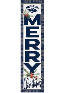 KH Sports Fan Nevada Wolf Pack 11x46 Merry Christmas Leaning Sign