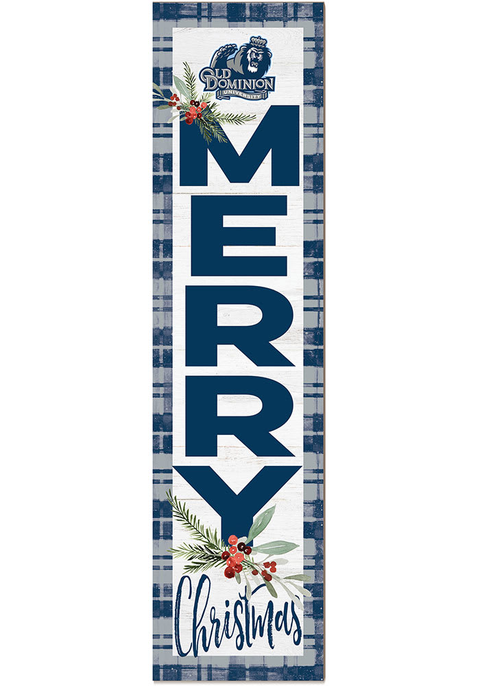 KH Sports Fan Old Dominion Monarchs 12x48 Merry Christmas Leaning Sign