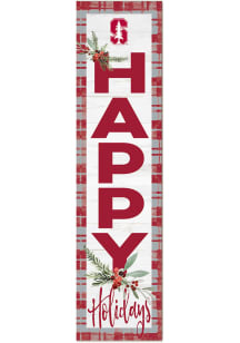 KH Sports Fan Stanford Cardinal 11x46 Merry Christmas Leaning Sign
