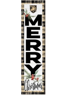 KH Sports Fan Army Black Knights 11x46 Merry Christmas Leaning Sign