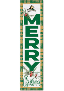 KH Sports Fan Wright State Raiders 11x46 Merry Christmas Leaning Sign