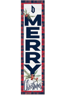 KH Sports Fan Duquesne Dukes 11x46 Merry Christmas Leaning Sign