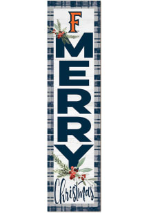 KH Sports Fan Cal State Fullerton Titans 11x46 Merry Christmas Leaning Sign