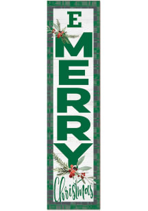KH Sports Fan Eastern Michigan Eagles 11x46 Merry Christmas Leaning Sign