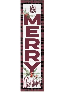KH Sports Fan Alabama A&amp;M Bulldogs 11x46 Merry Christmas Leaning Sign