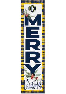 KH Sports Fan Central Oklahoma Bronchos 11x46 Merry Christmas Leaning Sign