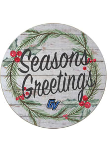 KH Sports Fan Grand Valley State Lakers 20x20 Weathered Seasons Greetings Sign