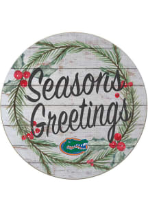 KH Sports Fan Florida Gators 20x20 Weathered Seasons Greetings Sign