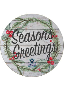 KH Sports Fan UNCW Seahawks 20x20 Weathered Seasons Greetings Sign
