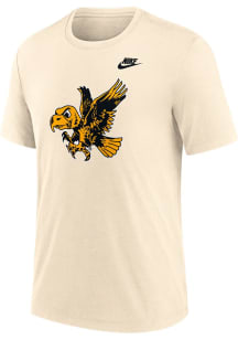 Nike Iowa Hawkeyes Natural Legacy Primary Logo Short Sleeve T Shirt