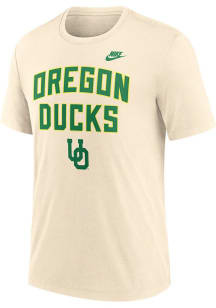 Oregon Ducks Natural Nike Legacy Campus Short Sleeve T Shirt