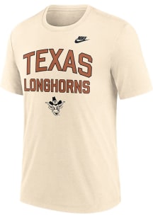 Nike Texas Longhorns Natural Legacy Campus Short Sleeve T Shirt
