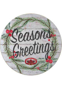 KH Sports Fan Jacksonville State Gamecocks 20x20 Weathered Seasons Greetings Sign