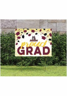 Bloomsburg University Huskies 18x24 Confetti Yard Sign