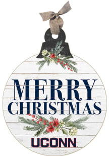 KH Sports Fan UConn Huskies 20x24 Merry Christmas Ornament Sign