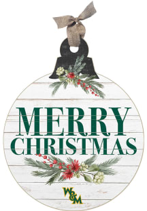 KH Sports Fan William &amp; Mary Tribe 20x24 Merry Christmas Ornament Sign