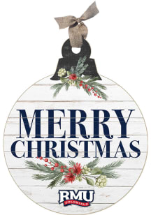 KH Sports Fan Robert Morris Colonials 20x24 Merry Christmas Ornament Sign