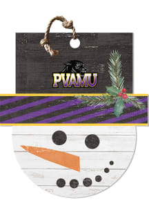 KH Sports Fan Prairie View A&amp;M Panthers Large Snowman Sign
