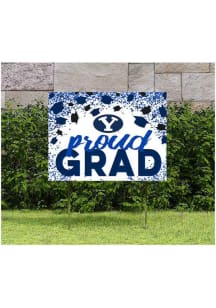 BYU Cougars 18x24 Confetti Yard Sign