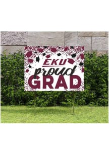 Eastern Kentucky Colonels 18x24 Confetti Yard Sign