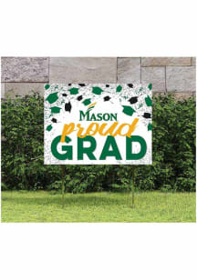 George Mason University 18x24 Confetti Yard Sign