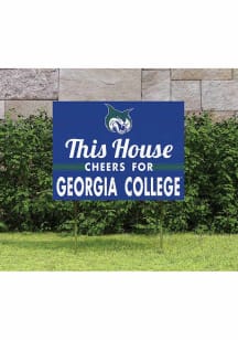 Georgia College Bobcats 18x24 This House Cheers Yard Sign