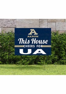 Akron Zips 18x24 This House Cheers Yard Sign