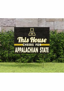 Appalachian State Mountaineers 18x24 This House Cheers Yard Sign