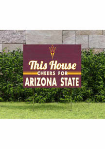 Arizona State Sun Devils 18x24 This House Cheers Yard Sign