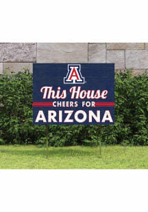 Arizona Wildcats 18x24 This House Cheers Yard Sign