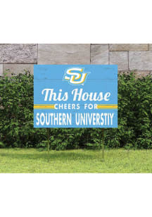 Southern University Jaguars 18x24 This House Cheers Yard Sign