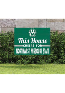 Northwest Missouri State Bearcats 18x24 This House Cheers Yard Sign