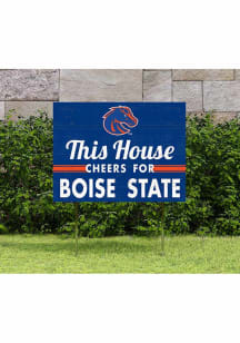 Boise State Broncos 18x24 This House Cheers Yard Sign