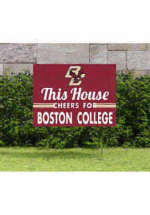 Boston College Eagles 18x24 This House Cheers Yard Sign