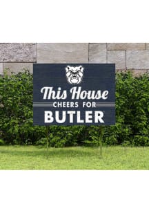 Butler Bulldogs 18x24 This House Cheers Yard Sign