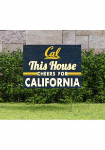 Cal Golden Bears 18x24 This House Cheers Yard Sign