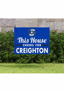 Creighton Bluejays 18x24 This House Cheers Yard Sign