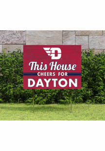 Dayton Flyers 18x24 This House Cheers Yard Sign
