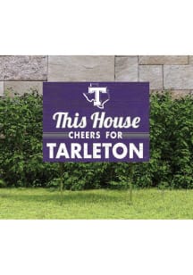 Tarleton State Texans 18x24 This House Cheers Yard Sign