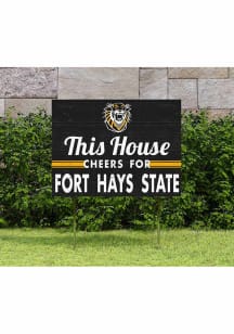 Fort Hays State Tigers 18x24 This House Cheers Yard Sign